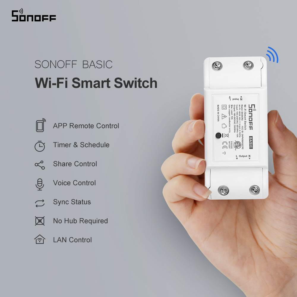 Sonoff Basic Switch - Itead SONOFF Basic R2 Mini DIY