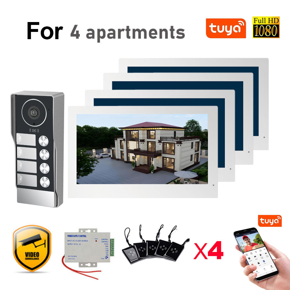 Smart Doorbell Wired - 7Inch Touch Monitor Video Wifi Intercom