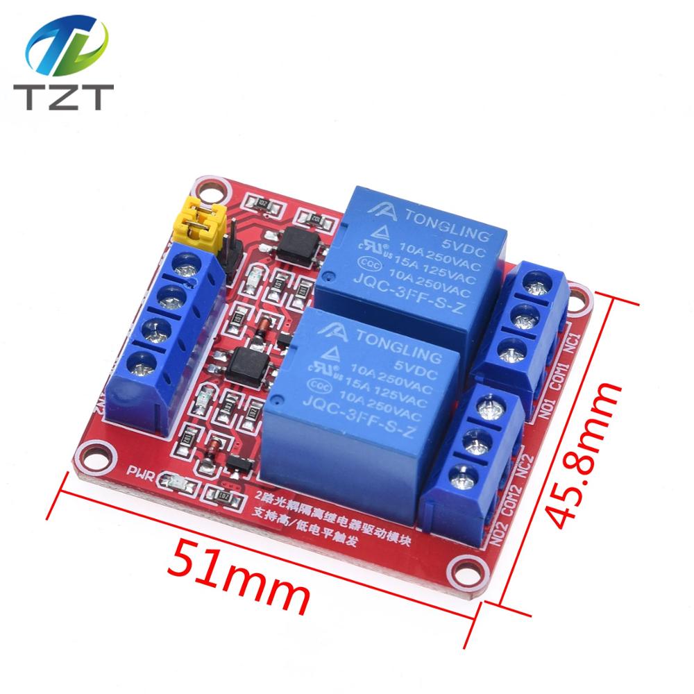 DIYTZT 1pcs 1 2 4 8 Channel 5V - Relay 8 Channel Board 评论和价格