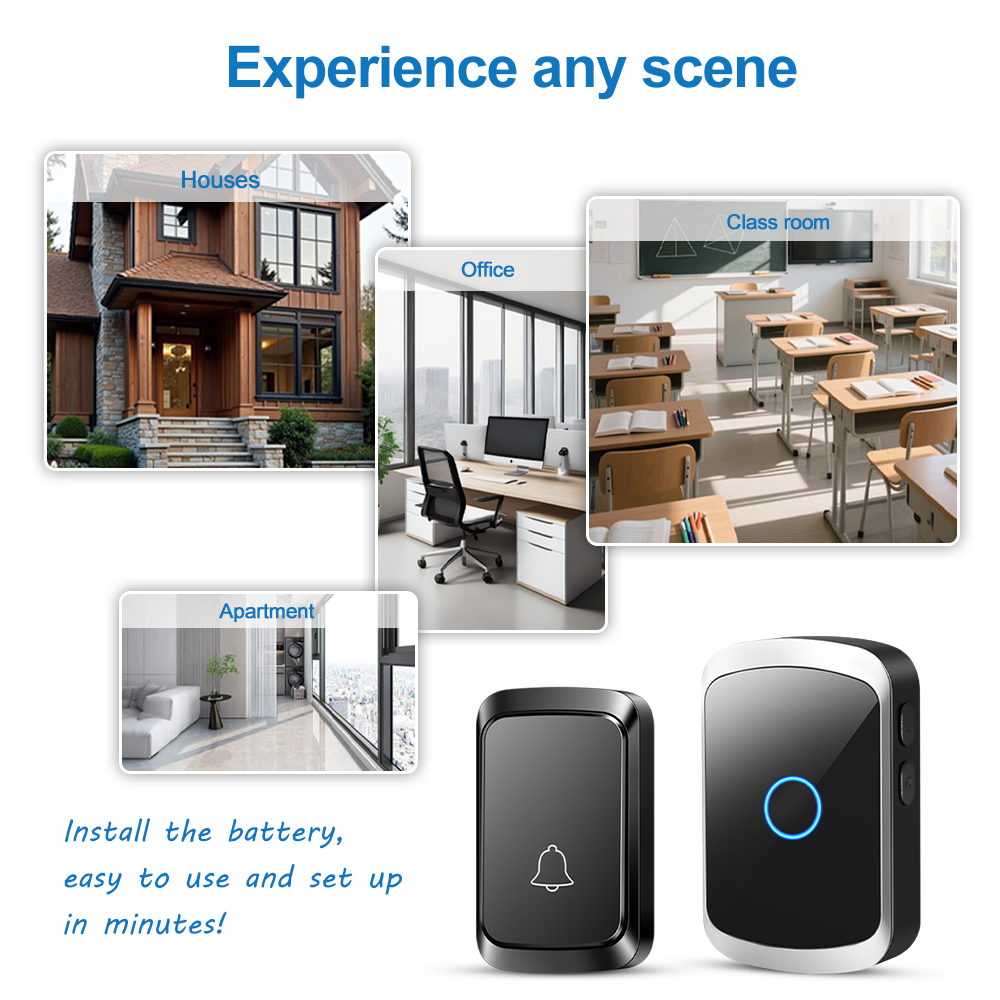 Smart Wireless Doorbell Door C - Smart Home Automation Diy 评论和价格