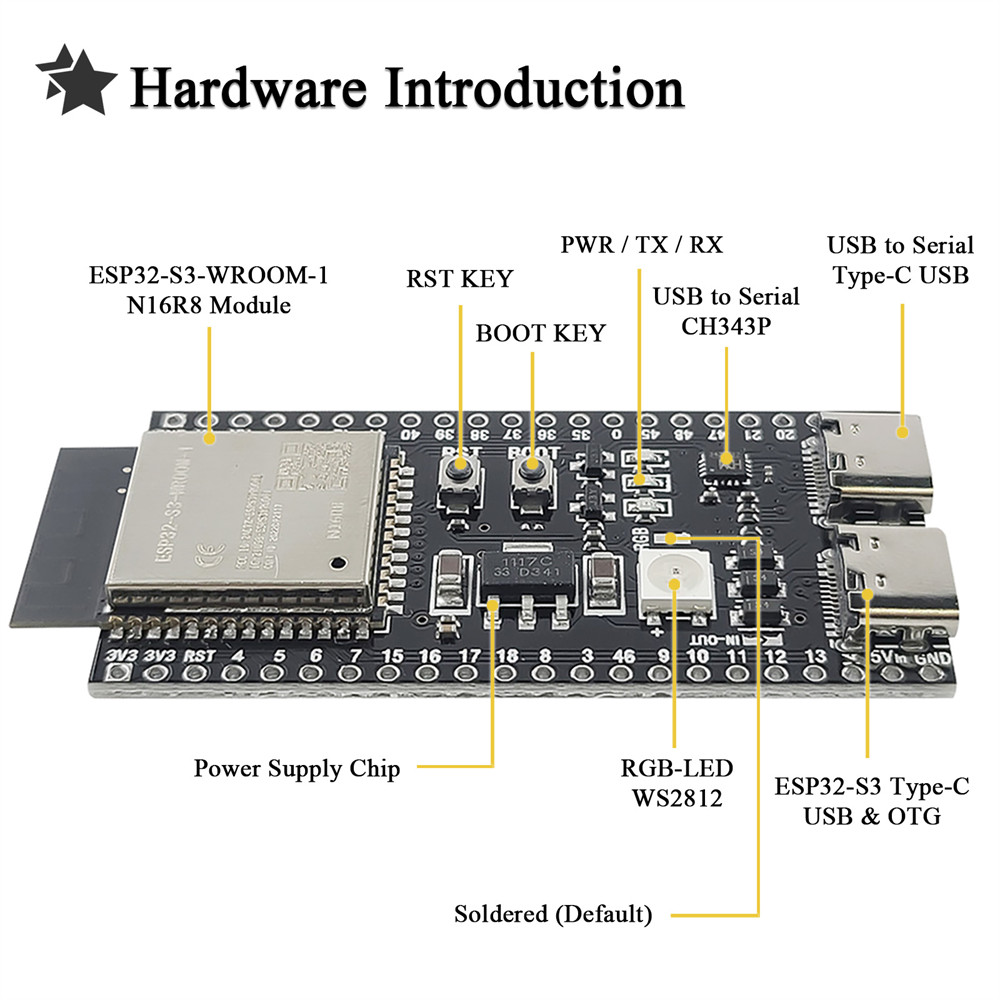 ESP32 S3 N16R8 Development Boa - Keys Diy Home Automation Kit With Esp32 评论和价格
