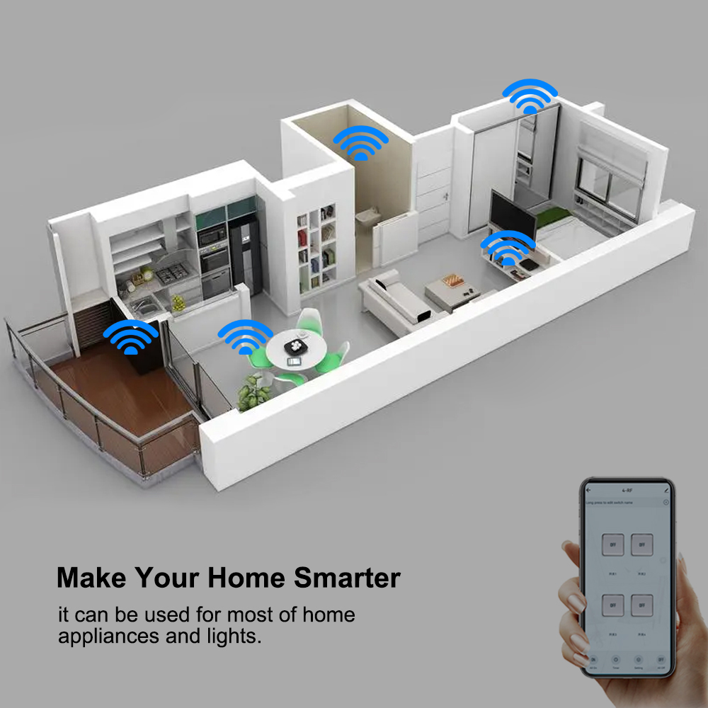 4CH Wifi / Zigbee Smart Relay  - Home Automation Diy 评论和价格
