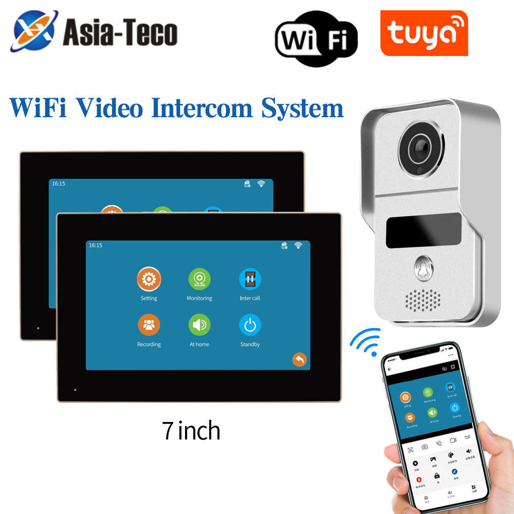 1080P 7 Inch WiFi Video Interc - Smart Doorbell Wired 评论和价格