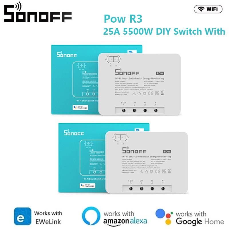 SONOFF POW POWR3/Powr316/POWR3 - Sonoff Basic Switch 评论和价格