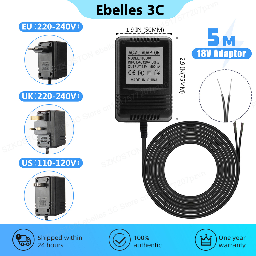 18V AC Transformer Charger for - Smart Doorbell Wired 评论和价格