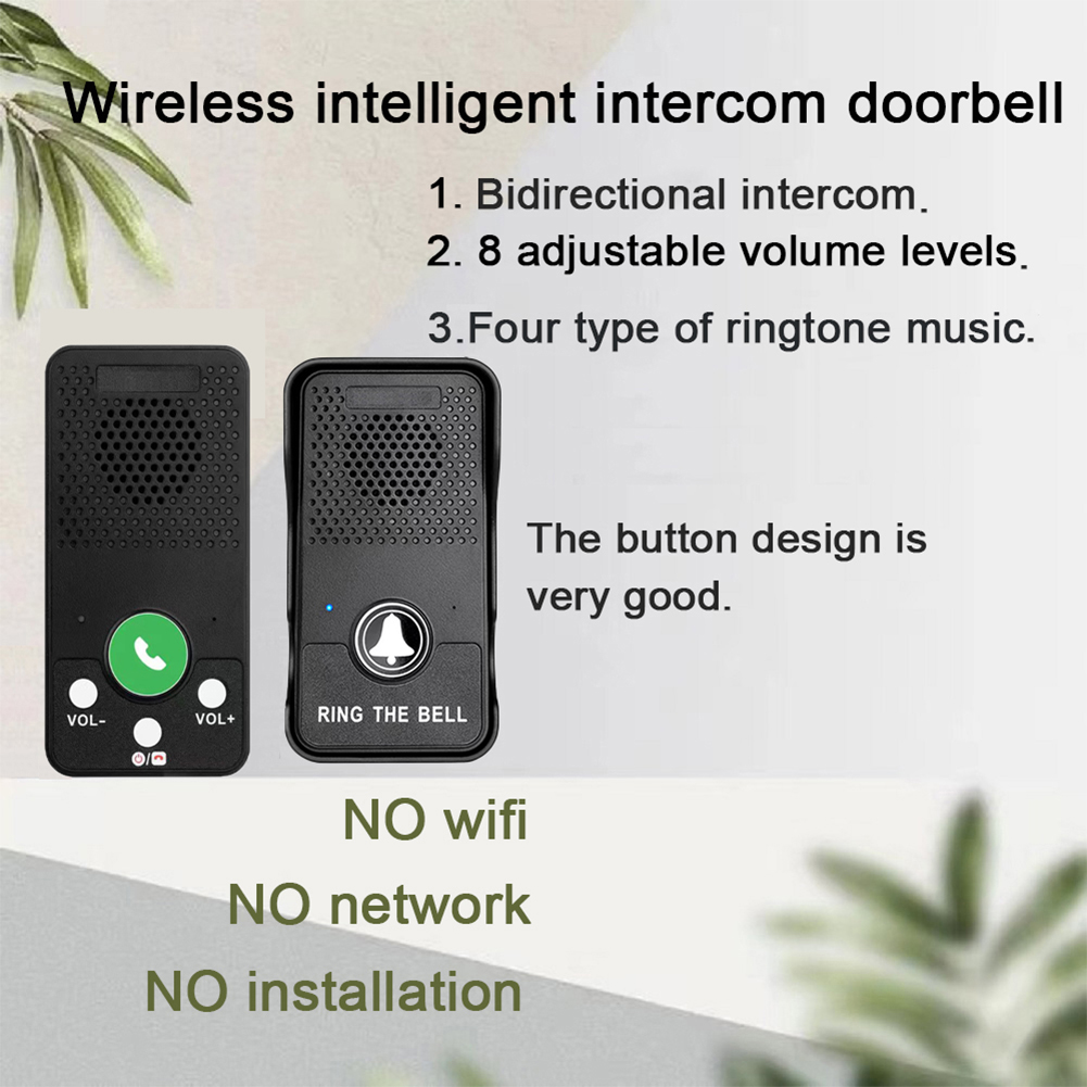 Wireless Doorbell Rechargeable - Smart Doorbell Wired 评论和价格